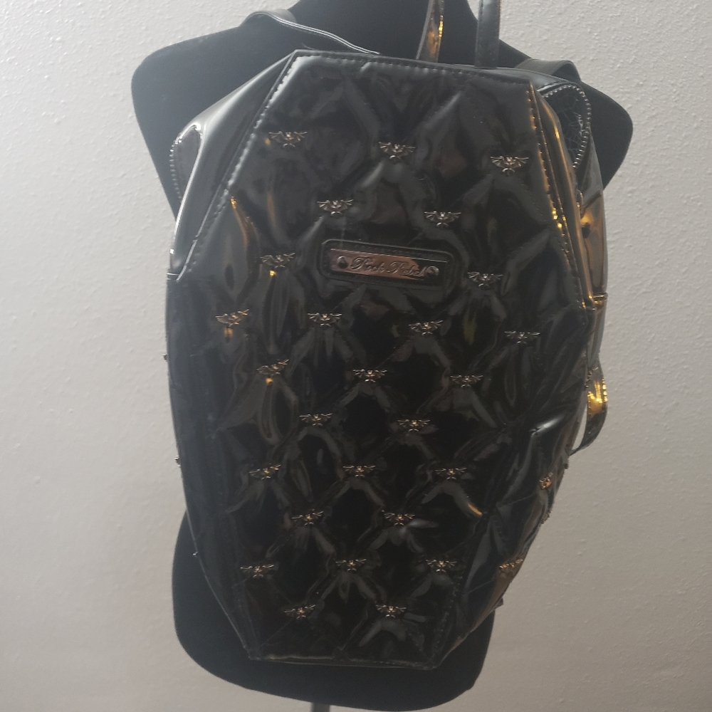 Rock rebel coffin backback